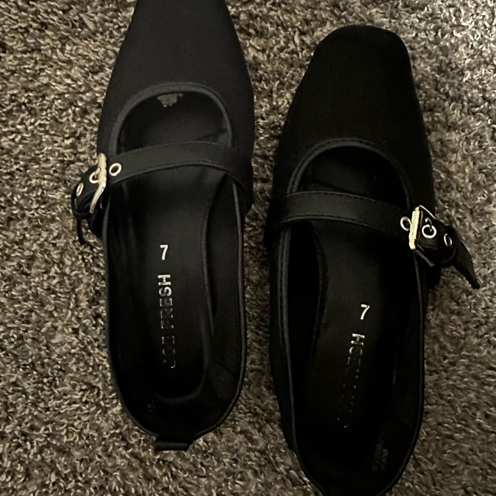 Black Mary Jane Flats ballerina